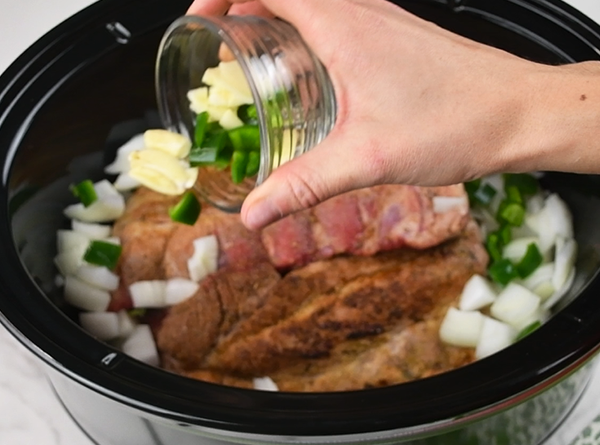 Slow Cooker Salsa Verde Pork Ribs - Step 4